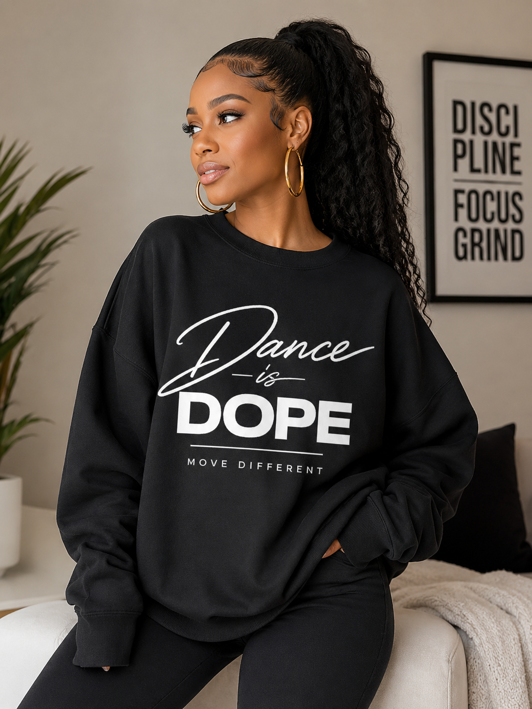 Dance Is Dope Oversized Sweatshirt